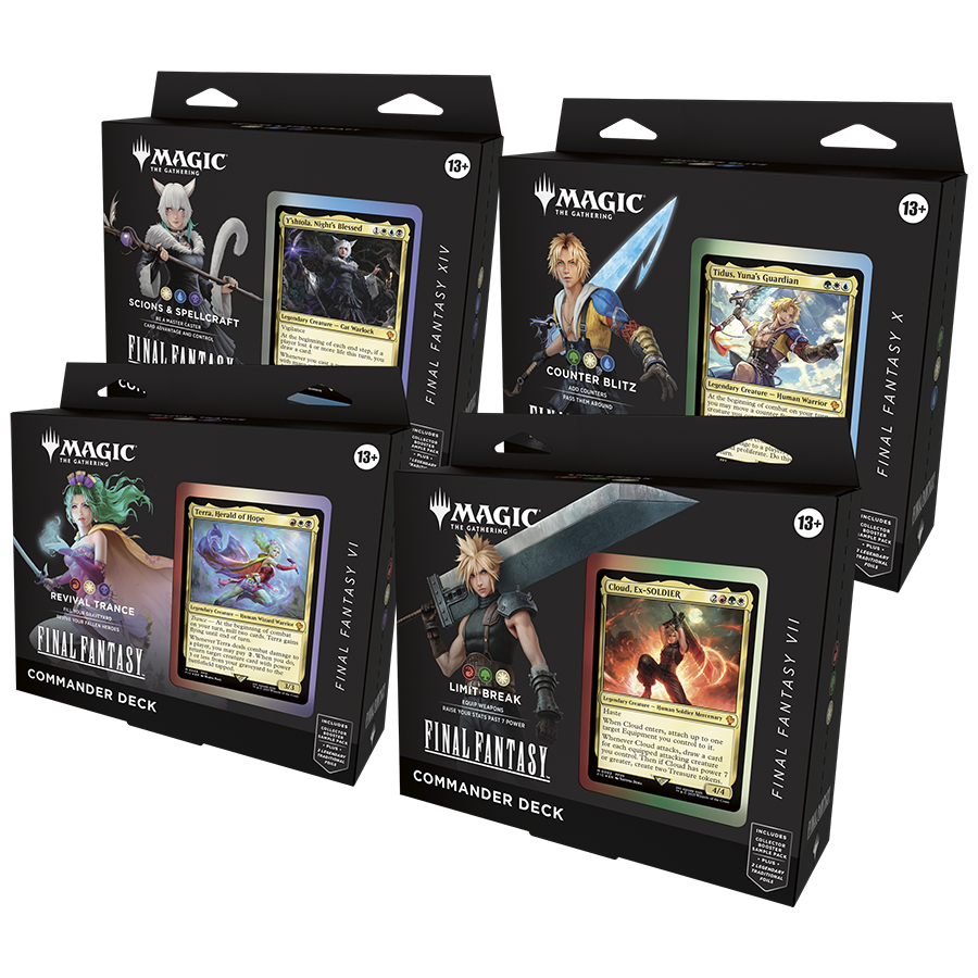 Magic: The GatheringFINAL FANTASY Commander Decks Paper or Plastic Magic: The GatheringFINAL FANTASY Commander Decks Paper or Plastic